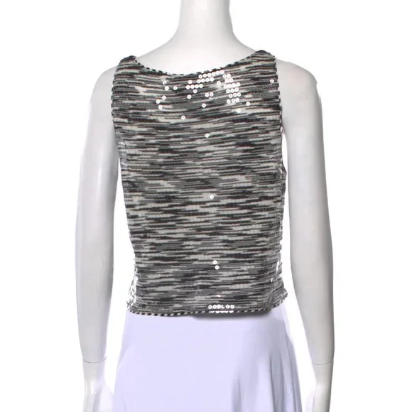 MISSONI Vintage Striped Crop Top
